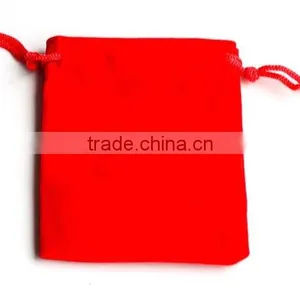 10*25cm In Stock High Quality Black Jewelry Velvet Gift Custom Velvet Jewelry Bag thumbnail-5