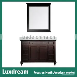 48" Classic Solid Wood Bathroom Vanity With Quartz Top thumbnail-1