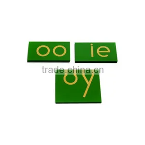 Montessori Language Learning Tool for Lower Case Print Double Sandpaper Letter thumbnail-1