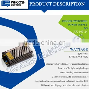 Regulated Adjustable 24v 5a ac to dc Led Lighting Smps Power Supply thumbnail-6