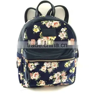 Wholesale Fashion Canvas School Backpack thumbnail-1
