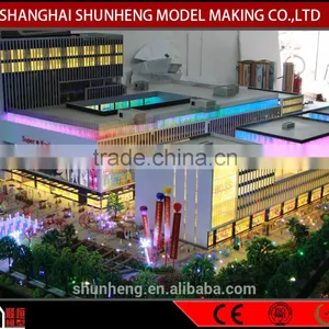 Acrylic,ABS,LED Lights ,Miniature Scale Model Making ,Commercial Plaza Model Making thumbnail-1