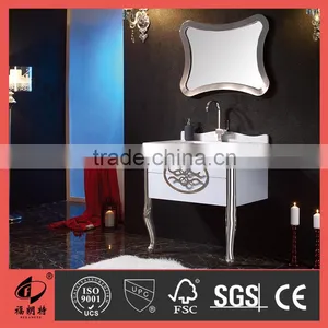 800MM Floor Standing Stainless Steel Bathroom Vanity T-6627 thumbnail-1