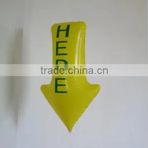 2014 Hot Sale Promotional Colorful Latex S-oil Here Balloon thumbnail-1