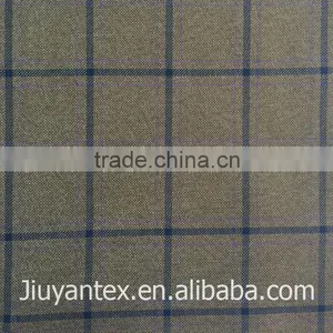 Hot Selling Europe and America Market tr Twill Classic Checks Design Printed High Quality Men's Suiting Fabric thumbnail-2