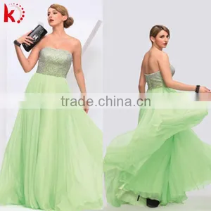 2014 Latest Design Off-shoulder Elegant Full Figure Evening Dresses thumbnail-1