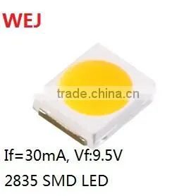 High Volt 9V 5500K 32lm White 2835 SMD LED thumbnail-1