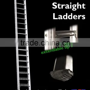Aluminium 3 Section Straight Ladders 19 Ft. thumbnail-1