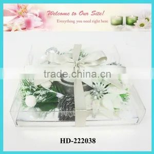 Flower Candle Ring With Tealight Candle Gift Set thumbnail-1