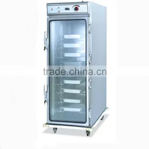 Commerical Stainless Steel Electric Hot Food Warmer Cabinet Food Warmer Cart for Sale thumbnail-6