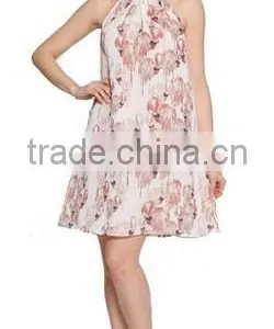 Sleeveless Ladies House Dress Digital Printed House Dress thumbnail-2
