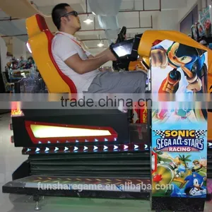 Funshare Good Quality Simulator Arcade Racing Car Games Machine Racing Car Simulator thumbnail-4