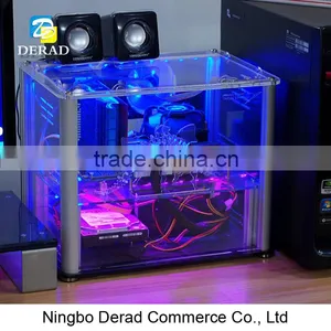 PC-C11S Wholesale Gaming Computers ATX Slim Glass Case Computer thumbnail-1