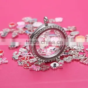 Fashion New Floating Charm Locket Glass Locket thumbnail-2