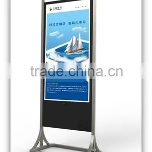 LCD Indoor Floor Stand Touch Double Screen for Bank Comerical Using Digital Signage thumbnail-6