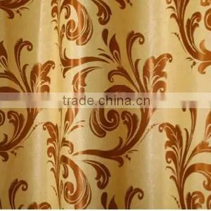 Customized Window Curtain Fabric, Jacquard Fabirc 035 Fire Retardant Blackout Fabric for Bedroom thumbnail-2