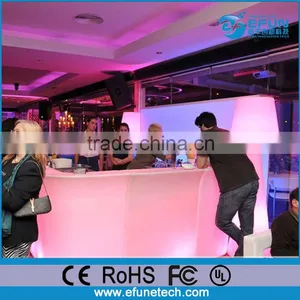 Battery Powered Led Coffee Shop Bar Counter,illuminated Hotel Lounge Counter thumbnail-1