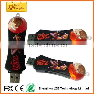 OEM Custom Made Promotional Gift Liquid USB Flash Drive,Promotion USB Memory Disk,Aqua USB Flash Drive thumbnail-1