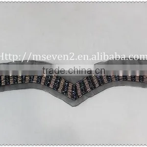 2016 New Design Navy Color Glass Bead Necklace, Champagne Beads Collar, Multi Layer Bead Necklace for Garment thumbnail-6