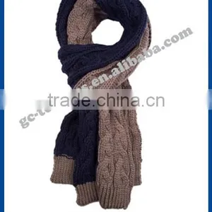 100% Acrylic Assorted/multi Knitted Scarf With Fashion Style thumbnail-1