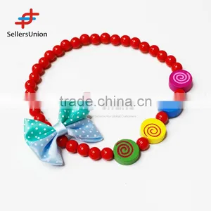 2017 No.1 Yiwu Agent Commission Agent Needed Hot Sale Pet Collar For Puppy Animals Cats Collares With Bowknot thumbnail-1