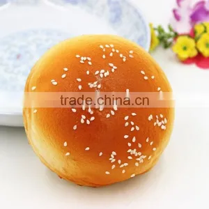 PU Wholesale Artificial Fake Sesame Bread Model With Cream Scent Bakery Window Shopping thumbnail-4