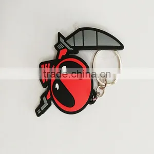 3D Printer Silicone Keychain,silicone Key Ring thumbnail-1