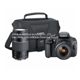 Canon - EOS Rebel T5 DSLR Camera With 18-55mm and 75-300mm Lenses - Black thumbnail-1