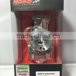 28mm KOSO Carburetor PWK 28 Power Jet Carburetor Carb Flat Silde For ATV Quad Pit Dirt Bike thumbnail-1