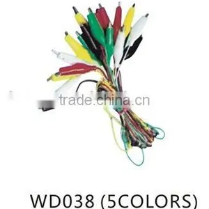 5 X Multi-colour Alligator Test Leads thumbnail-1