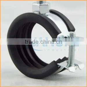 China Manufacture Best Quality Rubber Loaded Fixing Hose Clamp thumbnail-2