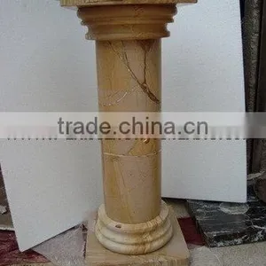 BEAUTIFUL TEAKWOOD MARBLE PEDESTALS thumbnail-2