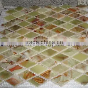 Factory Price MULTI GREEN ONYX MOSAIC TILES COLLECTIONS thumbnail-5