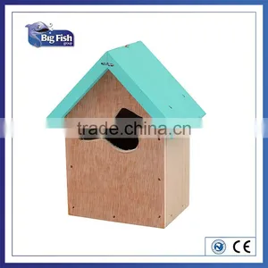Eco-Friendly,hanging Wooden Beautiful Design Bird House ,bird Cage ,WOODEN Bird Feeder thumbnail-1
