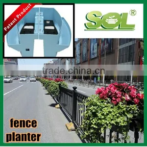 Garden Fence Pot Best Selling Products Wooden Flower Pot Planter thumbnail-4