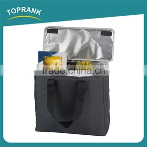 Cheap Wholesale Promotional Blank Soft 600D Insulated Tote Cooler Bag for Frozen Food thumbnail-5