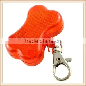 Red Bone Collar Safety Flasher - Battery Inc - Uses 2 Super Bright LED's thumbnail-1