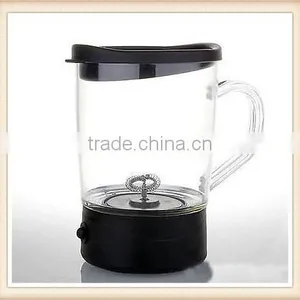 PLAIN LAZY SELF STIR STIRRING NOVELTY MUG TEA DRINKS MILK COFFEE CUP GIFT thumbnail-1