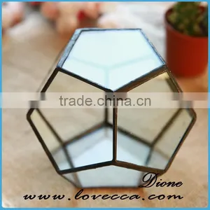 Polygonal Geometric Glass Terrarium Wholesale Container thumbnail-5