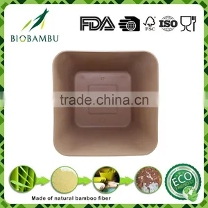 Unbreakable High Quality Bamboo Fiber Mini Flower Pot thumbnail-2
