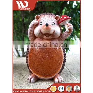 Resin Craft Best Sellers Animal Design Resin Craft Battery Garden Light With Timer thumbnail-2