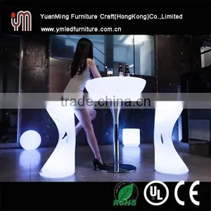 Remote Control Glowing Plastic Led Table Night Led Bar Table High Led Coffee Table thumbnail-1