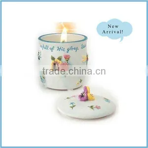 New Arrival Ceramic Candle Holder With Lid thumbnail-1