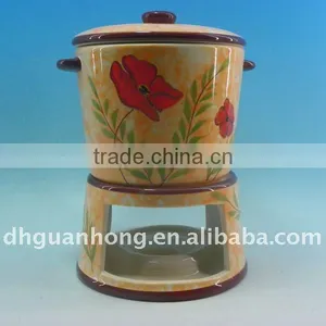 2011 Double Colorful Ceramic Candle Holder thumbnail-1