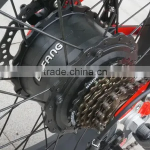 Green Power 48V 500W Fat Tire Small Folding Electric Bike for Wholesale thumbnail-2