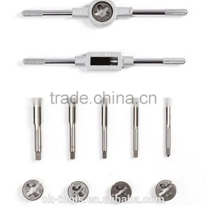 OK-tools 12Pcs Thread Cutting Tools Tap And Die Set, thumbnail-2