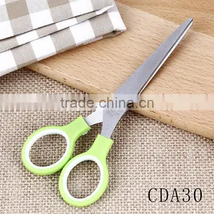 Newest Fashional Colorful Ball Pat Shape Stainless Steel Blade Rubber and Plastic Scissors thumbnail-6