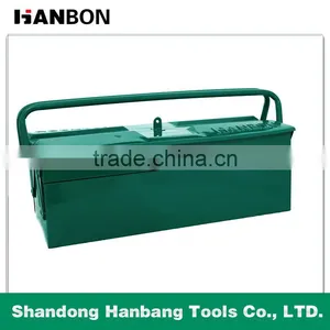 Double Layers Portable Tool Box With Metal Handle thumbnail-2