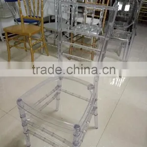 New Design Model Transparent Swivel Crystal Chiavari Chair Made by Resin thumbnail-4