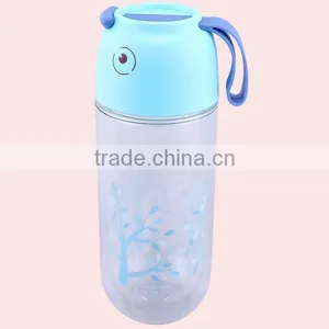 320 ML Colorful Cheap Plastic Drinking Water Bottle With Lid thumbnail-3